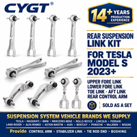 Kit de biellettes de suspension arrière Tesla Model S 2023+ : Biellette supérieure, biellette inférieure, biellette de direction, biellette de positionnement, bras de commande arrière - Pièces automobiles