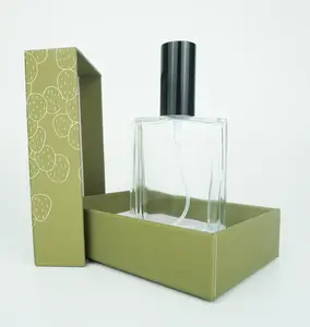 High quality Cardboard Cosmetic Packaging Perfume Bottle Folding Card Paper Box For Skincare Products Eco