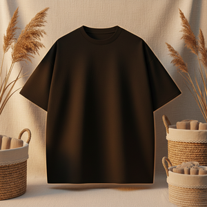 T-shirt personnalisé surdimensionné en coton et polyester respirant et écologique, t-shirts vierges grande taille pour impression unie - Product Image 2