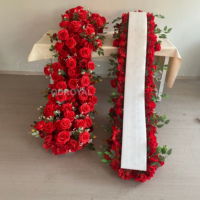 Produits les plus vendus : Guirlande de fleurs artificielles en gros pour arche de mariage, décorations de salle, centre de table