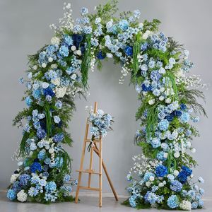 Fleurs de mariage RK153, décoration de scène de mariage, arrangement floral pour allée et arche, fleurs en soie - Product Image 4