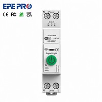 Disjoncteur miniature EPEPRO 63A WIFI sur rail DIN avec contrôle à distance, moniteur d'énergie et protection réglable contre les surtensions et les sous-tensions