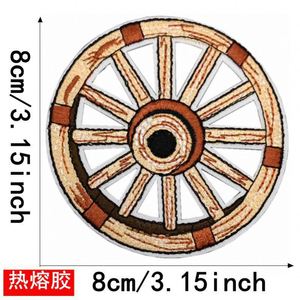 Nouveau Patch Brodé Thermocollant Thème Western Cowboy (Botte, Pistolet, Vin, Chapeau, Dollar, Crâne) pour la Décoration de Vêtements, Chapeaux et Sacs - Product Image 4