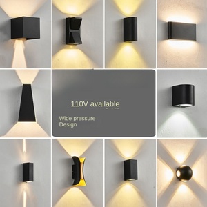 โคมไฟติดผนัง LED สองหัวแบบเหนี่ยวนำง่ายสำหรับห้องนอนกลางแจ้งโรงแรมแหล่งจ่ายไฟพลังงานแสงอาทิตย์กันน้ำและหรี่แสงได้ - Product Image 3