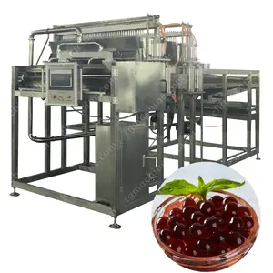 Mais popular Linha de produção de pérolas Boba, equipamento de produção de ingredientes de chá com bolhas, linha de produção de chá com leite pérola