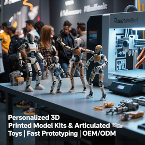 Venta al por mayor articulado de Múltiples articulaciones muñeca de juguete T13 maniquí Lucky 13 figura de acción 3D impreso <span class=keywords><strong>Robot</strong></span> de juguete - Product Image 2