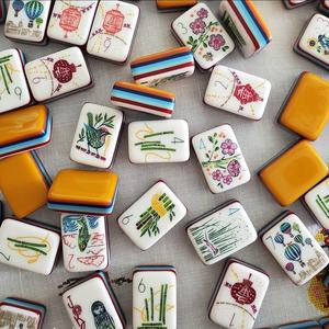 Set di Tessere Mahjong Americane di Alta Qualità Crisloid Walk with Me, 7 Strati, Tessere in Acrilico Incise di Lusso - Product Image 1