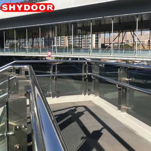 Rampe d'escalier industrielle en <span class=keywords><strong>acier</strong></span> inoxydable 304 de qualité supérieure pour centres commerciaux, villas, parcs et sentiers côtiers - Design moderne - Product Image 6