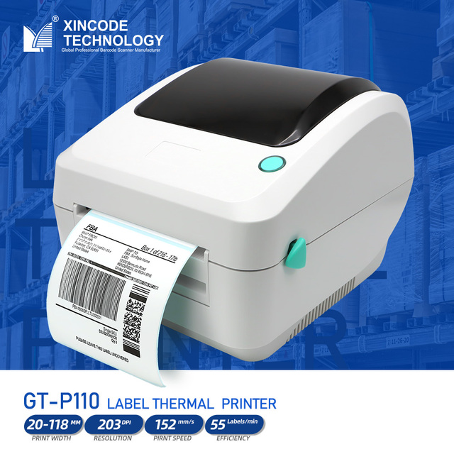 Xincode Waybill Label Printer Thermal POS USB LAN BT Wifi COM Shipping Barcode Sticker Thermal Printer for Express Warehouse