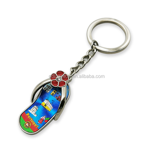 Imán de Refrigerador con Recuerdos de las Islas Tropicales del Caribe, Sandalias de <span class=keywords><strong>St</strong></span>. <span class=keywords><strong>Kitts</strong></span> y <span class=keywords><strong>Nevis</strong></span> con Forma de Chanclas y Abrebotellas - Product Image 5