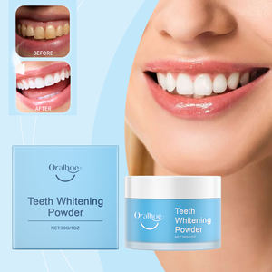 Poudre dentaire Oralhoe Soins bucco-dentaires basés sur la nature Dentifrice blanchissant Effet haleine fraîche Élimine les taches Odeur particulière Cibles Boîte - Product Image 3