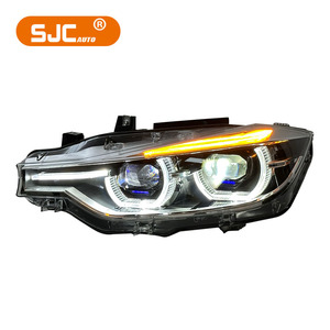 Đèn pha kép màu vàng và trắng SJC Laser dành cho BMW 3 Series F30 F35 - Phụ kiện ô tô bán chạy, đèn pha trước - Product Image 3