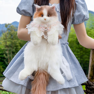 Zaino 3D a Forma di Gatto Calico Kawaii DUPAN, Materiale Morbido in Peluche, Giocattolo Antistress Realistico - Product Image 5