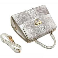 WESTAL femmes marques célèbres 100% Crocodile en cuir véritable sac à main de luxe en cuir sac à main pour femmes