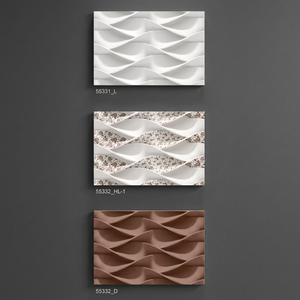 Orange 3D Digital Ceramic <b>Wall</b> Tiles 30x45cm Glossy Glazed Design <b>for</b> Modern Interior and Exterior <b>Walls</b> - Product Image 3