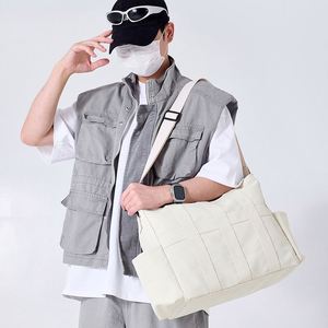 <b>Custom</b> Logo Unisex Tote Bags Shopping Handbag Men Women Nylon Outdoor Travel Sports Cross Body Shoulder Bag - Product Image 4