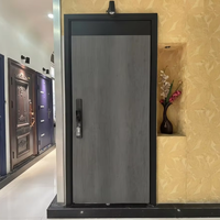 Portes en acier de sécurité pour la maison, cadre métallique réglable, résistance au feu 180 minutes, porte extérieure