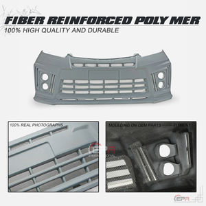 Parachoques delantero para TOYOTA ALPHARD 2012-2014 20 series Facelift AH20 ADM Style Material de fibra de vidrio sin pintar - Product Image 2