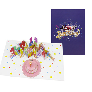 DAMAI 3D papier carte <span class=keywords><strong>musique</strong></span> lumière carte d'<span class=keywords><strong>anniversaire</strong></span> avec cadeau numérique bougies soufflantes populaires <span class=keywords><strong>pour</strong></span> <span class=keywords><strong>joyeux</strong></span> <span class=keywords><strong>anniversaire</strong></span> - Product Image 5