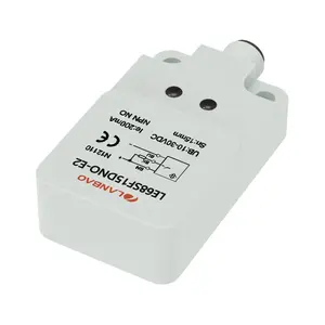 LE68 série trois fils 15mm 25mm détection 12V 24V NPN PNP DC quare détecteur de proximité inductance