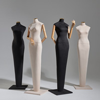 Mannequin de vitrine en daim pour robe de mariée, modèle de présentation de vêtements pour femme, accessoires de vitrine