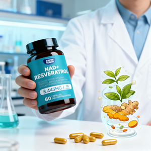 OEM NAD + resveratrol แคปซูลอาหารเสริม NAD + resveratrol สำหรับพลังงานผู้ใหญ่ - Product Image 2