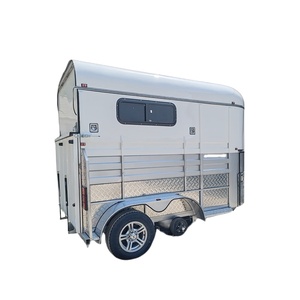 Remolque de Lujo Expandible para Caballos con Tanque de Agua, Diseño Ligero, Neumáticos de Goma Sólida, 4-6 Asientos, Capacidad de 2000 kg para Turismo - Product Image 1