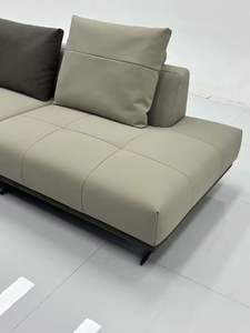 Juego de sofás seccionales de cuero de lujo moderno italiano, sofá de esquina Modular, muebles de sala de estar, Villa, <span class=keywords><strong>Hotel</strong></span>, apartamento, uso - Product Image 4