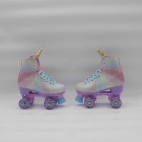 Accessoires de corne de boeuf de haute qualité avec lumière et lumière LED roues en polyuréthane chaussures de patin à roulettes costume pour Sports de plein air pour adultes et enfants
