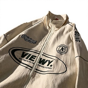2022 Spring New Reversible Stand Collar Zipper Loose Street Harajuku Oversize Bomber <b>Jacket</b> <b>Men</b> Women Couples Reflective Tops - Product Image 6