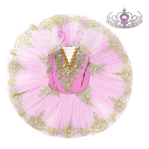 Maillot con falda <span class=keywords><strong>para</strong></span> <span class=keywords><strong>niñas</strong></span>, tutú <span class=keywords><strong>de</strong></span> baile <span class=keywords><strong>de</strong></span> Ballet, princesa Swan Lake, novedad - Product Image 4