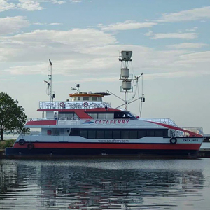 Catamarano in Alluminio Grandsea Modello <span class=keywords><strong>AL</strong></span>-2800 28m Nuovo Traghetto per 180 Passeggeri Yacht Barca con Motore Diesel Entrobordo Velocità 40-60km/h per <span class=keywords><strong>Fiume</strong></span> - Product Image 3