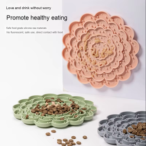 Silikon Hunde-Leckmatte Schleckschale BPA-frei Saugnapf Anti-Angst Spülmaschinenfest Haustier Futterunterlage Hunde Zubehör - Product Image 1