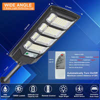 2025 plus récent 2835 perles de lampe en surbrillance polycristallin 5V/25W lampadaires de jardin solaires LED étanche extérieure intelligente