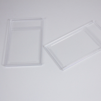 Boîte de rangement transparente en acrylique personnalisée, portable, réutilisable et résistante aux UV pour cartes TCG graduées, pour protéger et conserver les cartes à collectionner
