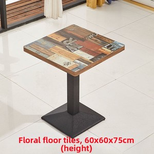 Juego de Mesa y Sillas de Comedor de Estilo Chino Multifuncional, con Superficie de Mármol Artificial, Capacidad para 3-4 Personas, Uso Comercial - Product Image 6