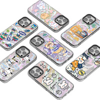 Coques de téléphone antichoc en TPU+PC givré avec fonction de charge magnétique sans fil pour iPhone 16 17 Pro Max - Accessoires pour téléphone