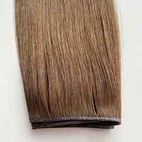 Extensions de cheveux Genius Weft qui peuvent être bouclées, pointes de cheveux saines