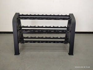 Attrezzature per il Fitness commerciale da palestra utilizzare lo scaffale di stoccaggio pesi per manubri cremagliera Multi manubrio - Product Image 5