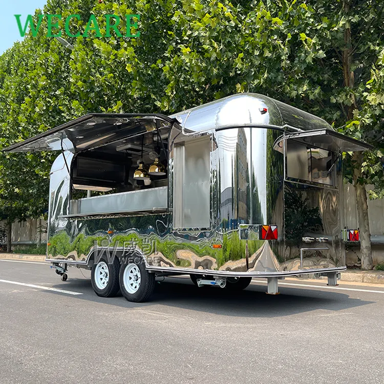 WECARE Mobile Bar Trailer Imbisswagen Foodtruck Catering Trailer Coffee Ice Cream Pizza Food Truck Fully Equipped Restaurant