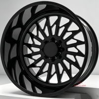 Jantes forgées personnalisées 22x12 24x14 26x14 8x165.1 8x170 à déport profond polies pour Ram 2500 3500 Ford F250 F350 Chevy Silverado