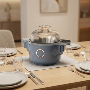 Machine à frire automatique IH au design minimaliste, 1400W, haute puissance, cuisinière électrique intelligente, <span class=keywords><strong>chef</strong></span> <span class=keywords><strong>robot</strong></span> - Product Image 1