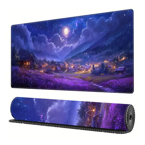 Personalized Dreamy Scenery Extended Gaming Mouse Pad Gamer Keyboard with Seam Edge Stable Rubber Base <strong>Large</strong> <strong>Mousemat</strong> for Laptop - Product Image 1