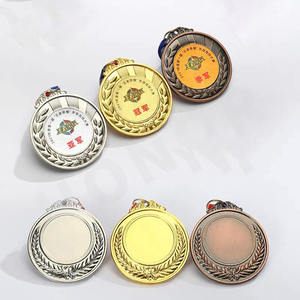Medallas de Premio Deportivas Personalizadas para Campeones, Subcampeones y Segundos Subcampeones, Medallas de <span class=keywords><strong>Oro</strong></span> - Product Image 1