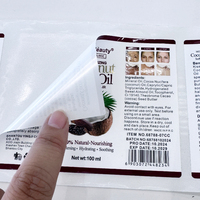Étiquettes personnalisées autocollantes en PVC imperméable pour cosmétiques, parfums et huiles essentielles – Autocollants d'emballage robustes