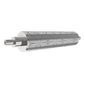 Ready to Ship Polished Aluminum Alloy <b>Metal</b> Embossing <b>Roller</b> with Leather Cut Processing Service Available - Product Image 1
