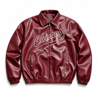 Blouson Bomber Graphique Bordeaux pour Homme, en Nylon Ripstop, avec Fermeture Éclair et Capuche, Manches Longues, Style Décontracté Urbain, Hiver, Léger et Imperméable