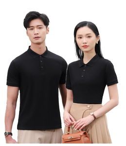 Polo décontracté pour homme en coton, personnalisable avec logo brodé ou imprimé, idéal pour le sport et le golf, vente en gros - Product Image 2