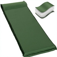 Matelas pneumatique gonflable en mousse imperméable ultra-léger, compact, confortable, extra épais, avec pompe intégrée, pliable, 1-2 personnes