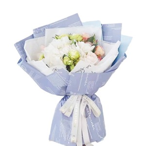 Bán buôn Hàn Quốc có thể tái chế Double Sided in ấn giấy gói với biểu tượng tùy chỉnh cho hoa - Product Image 2